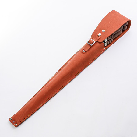 A set of skewers 670*12*3 mm in an orange leather case в Набережных Челнах