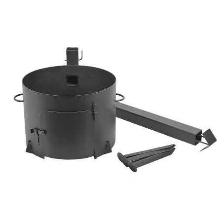 Stove with a diameter of 360 mm with a pipe for a cauldron of 12 liters в Набережных Челнах