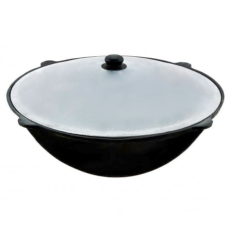 Uzbek cast iron cauldron 10 l round bottom в Набережных Челнах