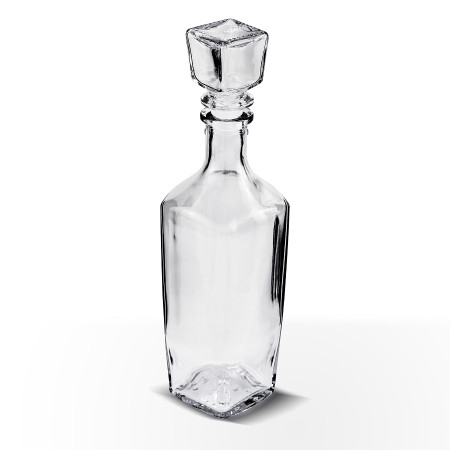 Бутылка (штоф) "Элегант" стеклянная 0,5 литра с пробкой  в Набережных Челнах
