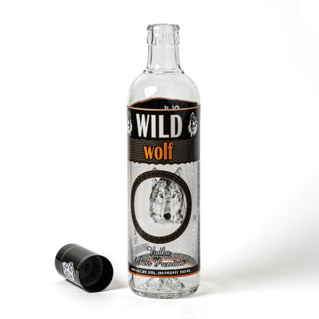 Бутылка сувенирная "Волк" 0,5 литра в Набережных Челнах